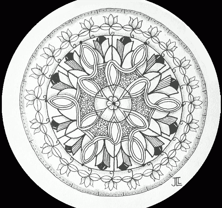 Round Zentangle