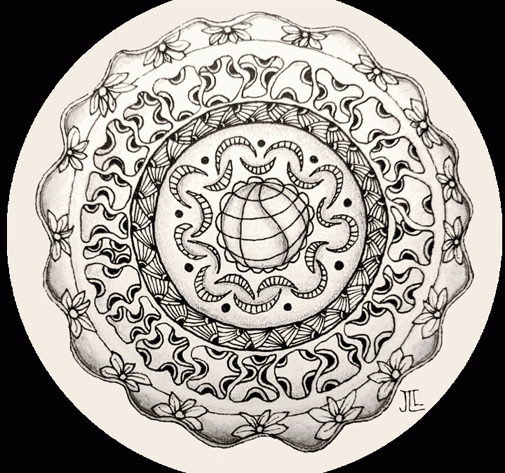 Round Zentangle