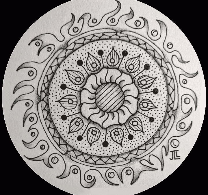 Round Zentangle