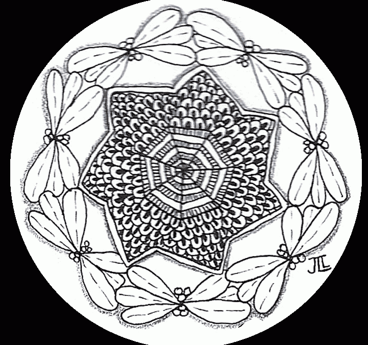 Round Zentangle