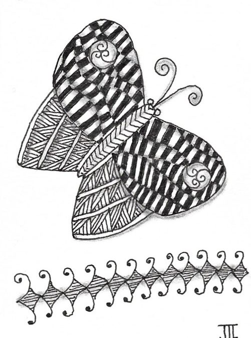 Zentangle Butterfly