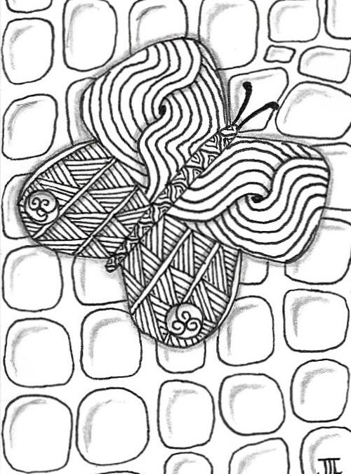 Zentangle Butterfly