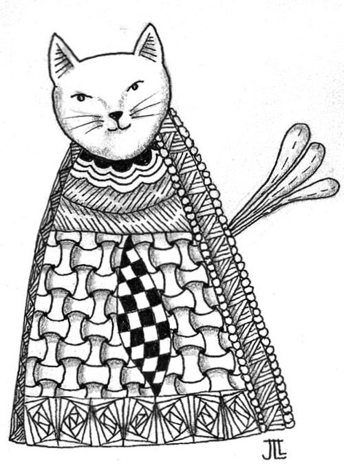 Zentangle Cat
