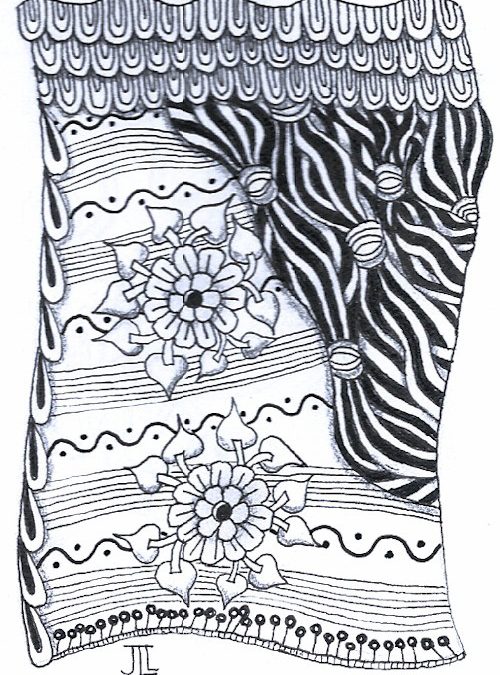 Zentangle Drape