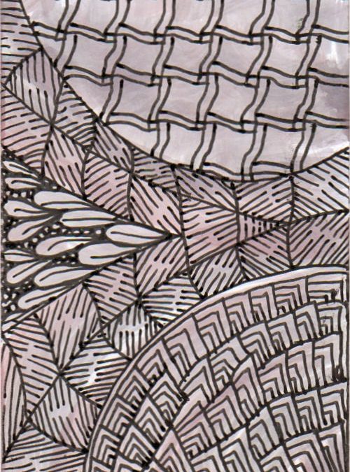 Zentangle Purple