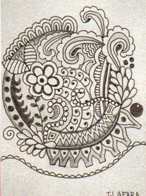 Zentangle Spicy Pomander