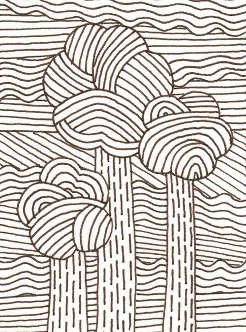 Zentangle 3 Trees