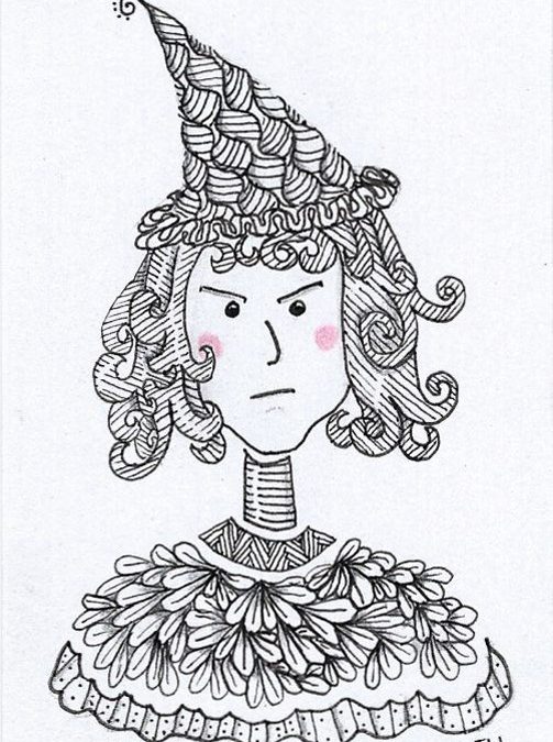 Zentangle Witch