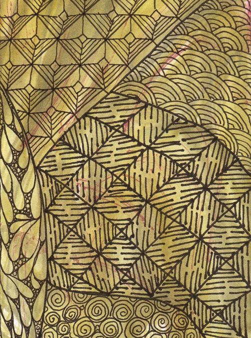 Zentangle Yellow